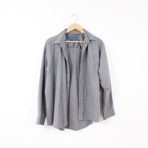 Westminster Mens Grey Paid  Button Up